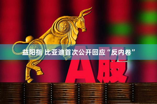 益阳指 比亚迪首次公开回应“反内卷”