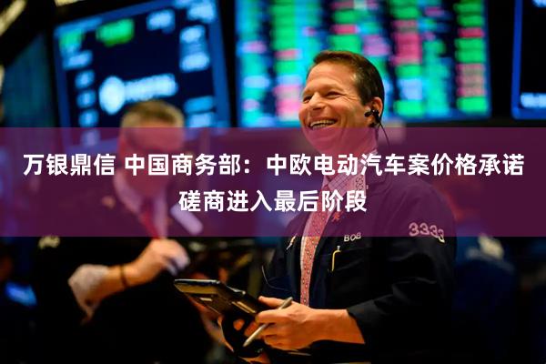 万银鼎信 中国商务部：中欧电动汽车案价格承诺磋商进入最后阶段