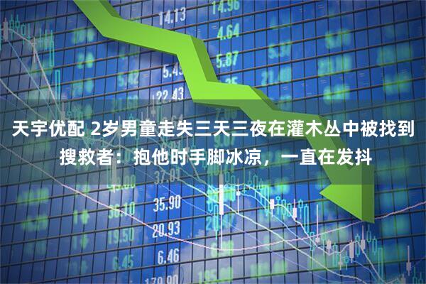 天宇优配 2岁男童走失三天三夜在灌木丛中被找到 搜救者：抱他时手脚冰凉，一直在发抖